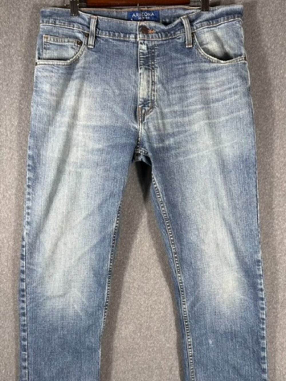 Arizona Jean Co Flex Athletic Fit Jeans Mens Sx 34x32 Blue Denim Medium Wash